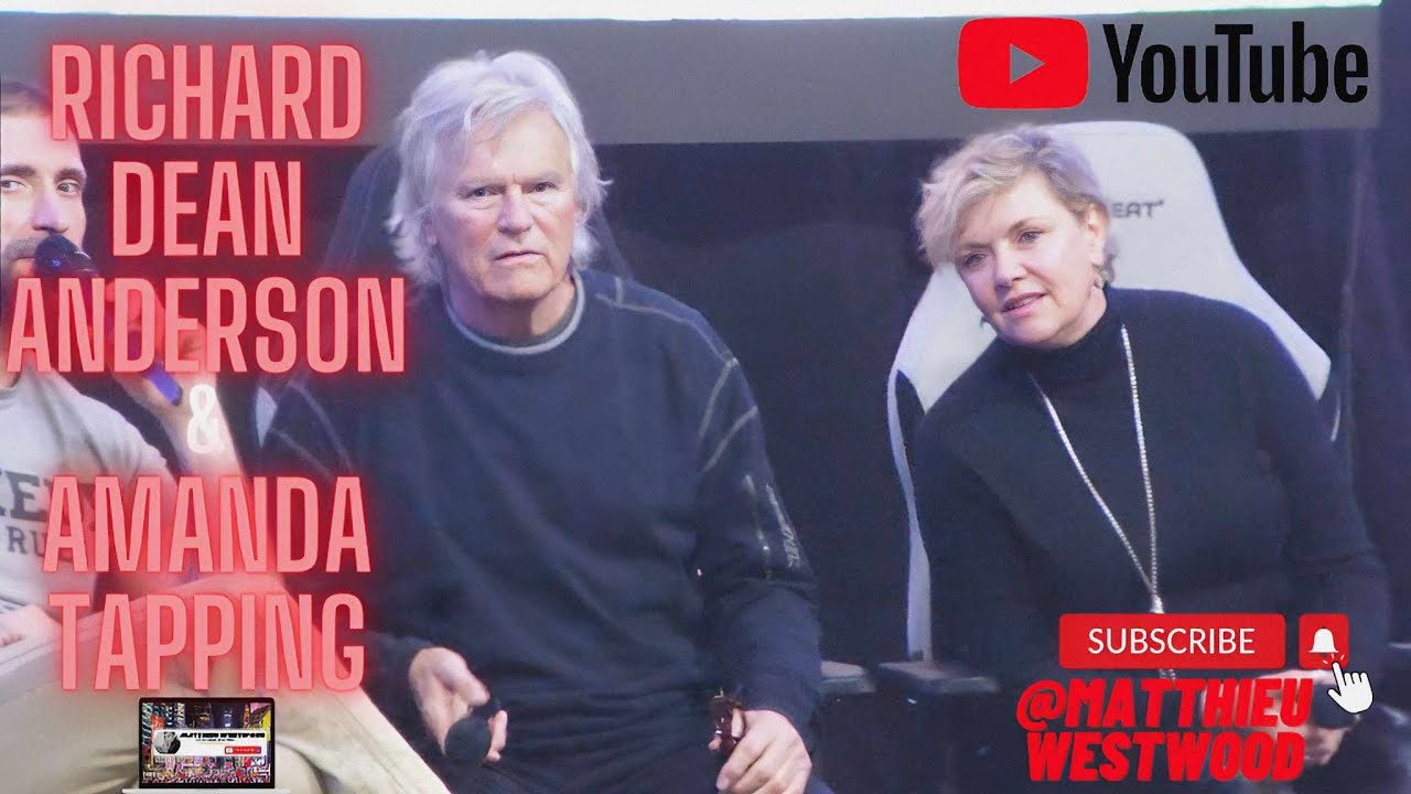 Richard Dean Anderson & Amanda Tapping Q&A #richarddeananderson #amandatapping #stargatesg1 #paris