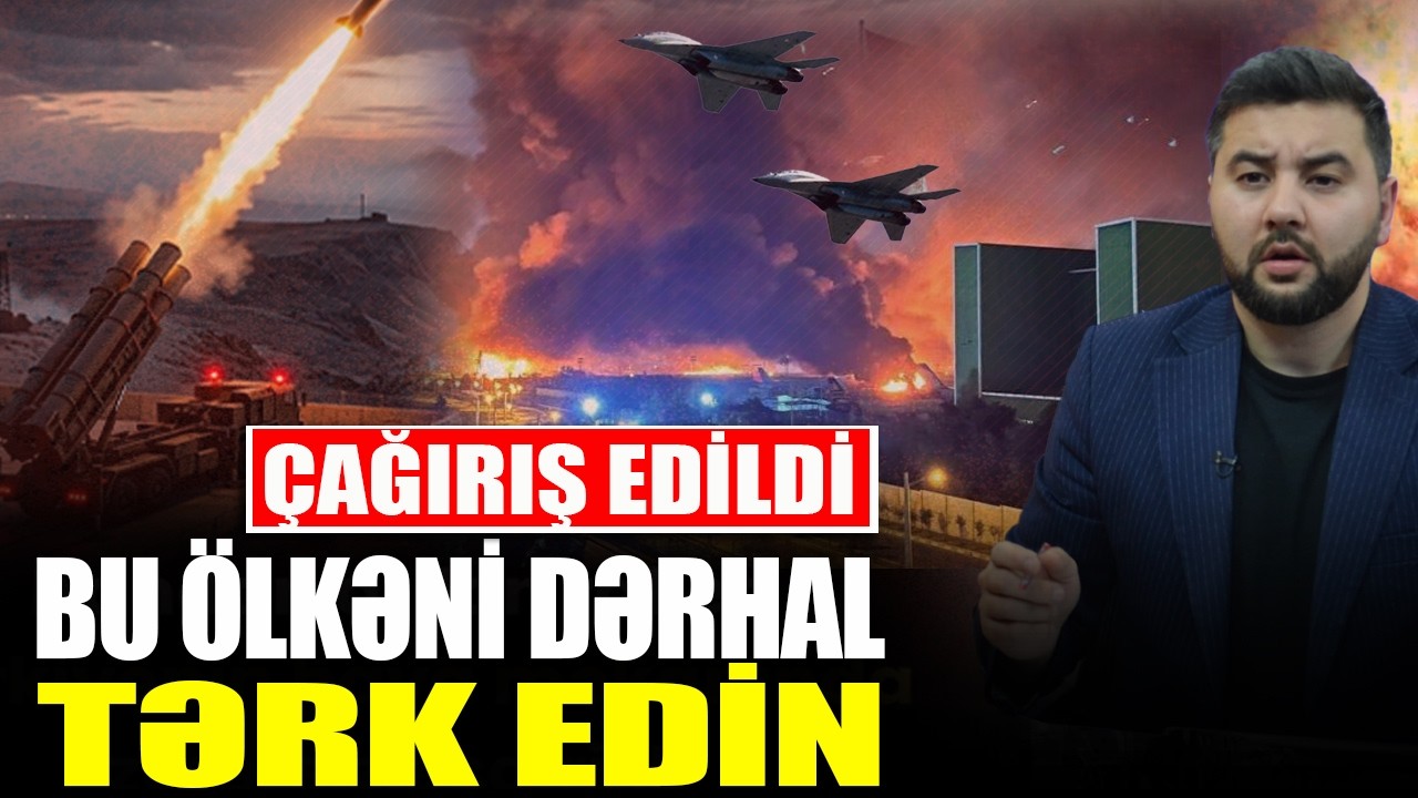 ÇAĞIRIŞ edildi - Bu ölkəni dərhal TƏRK EDİN - QIRMIZI MASA - CANLI