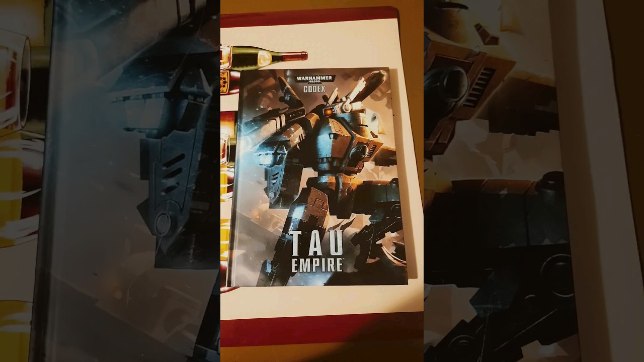 Warhammer 40k Tau Empire Codex #warhammer40k #tauempire #books #tabletopgaming #codex #vaporwave