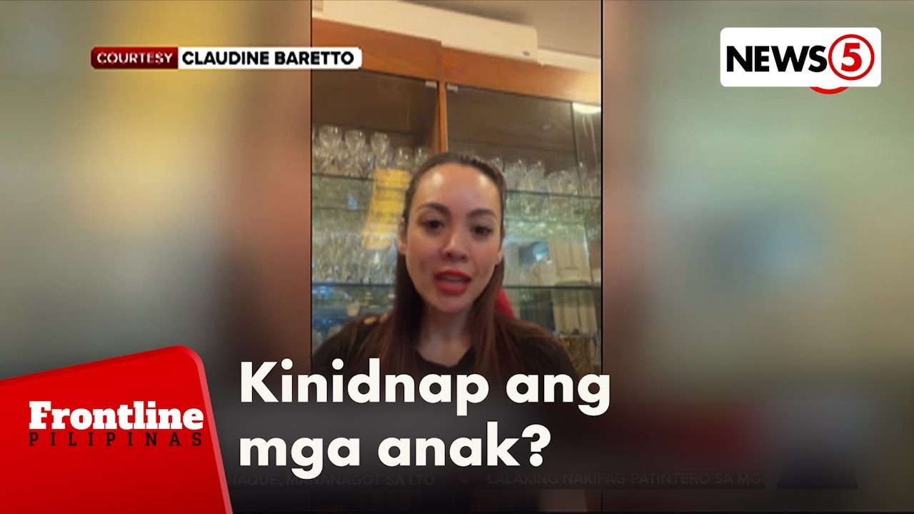 Mga anak ni Claudine Barretto, ligtas at nakauwi na matapos umanong ma-kidnap | Frontline Pilipinas