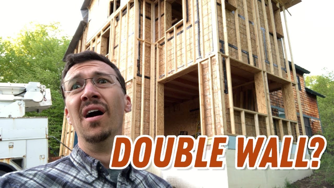 Конструкция стен из двойного бруса 2x4
