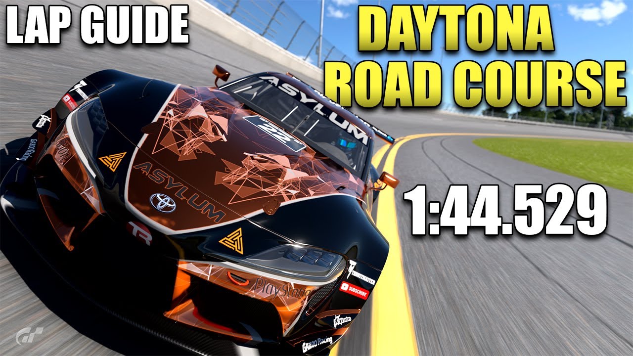 GT7 Top 100 Daytona Road Course Lap Guide - Tips to improve your times