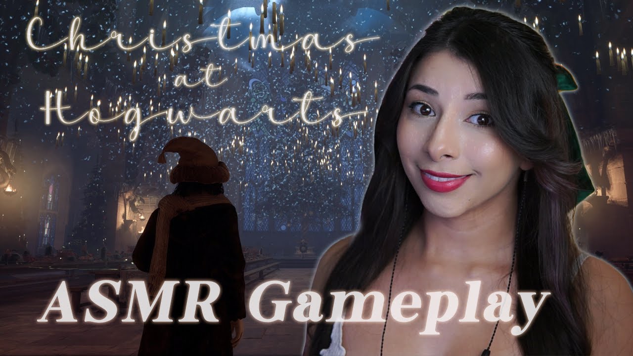 Cozy Holiday Evening at Hogwarts | Harry Potter Christmas ASMR