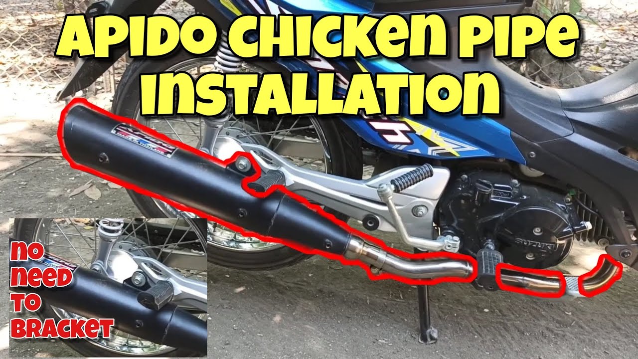 How to install Apido chicken pipe for smash 115
