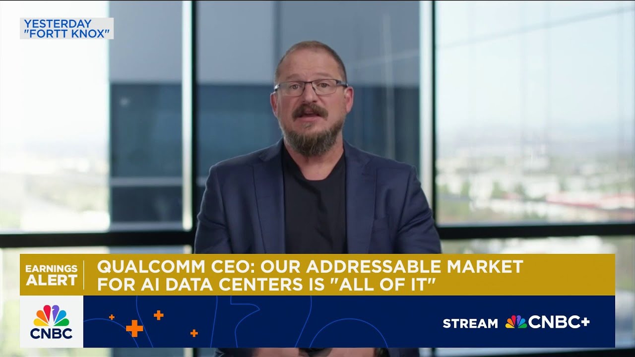 Qualcomm CEO: Our addressable market for AI data centers is 'all of it'