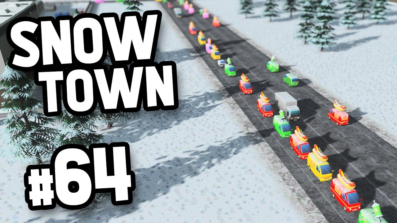 MORE VEHICLES MOD Fixed Everything! - Skylines SnowTown #64