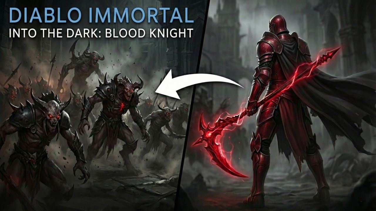 Into The Dark: Blood Knight 🩸 | Diablo Immortal