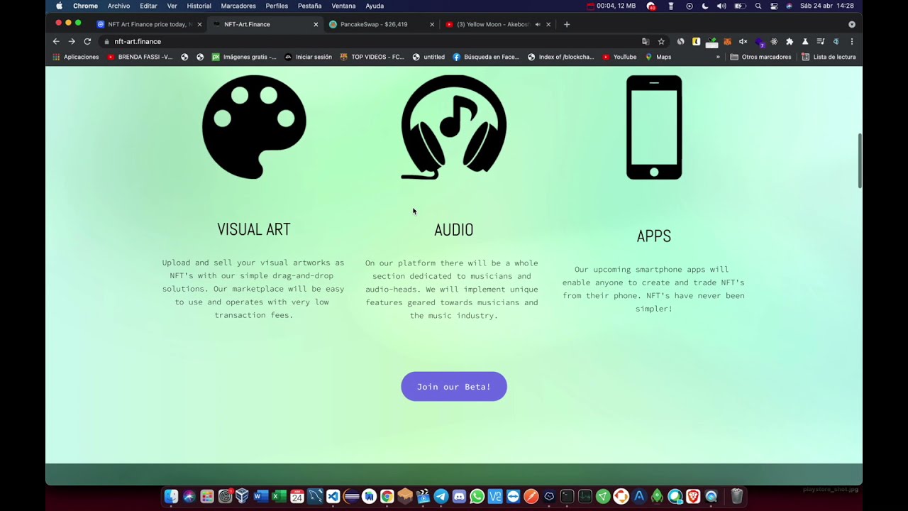 Nft Art Finance: How to buy Nft Art Token on PancakeSwap | THE NEW ERA OF MUSIC AND ART [Desktop]
