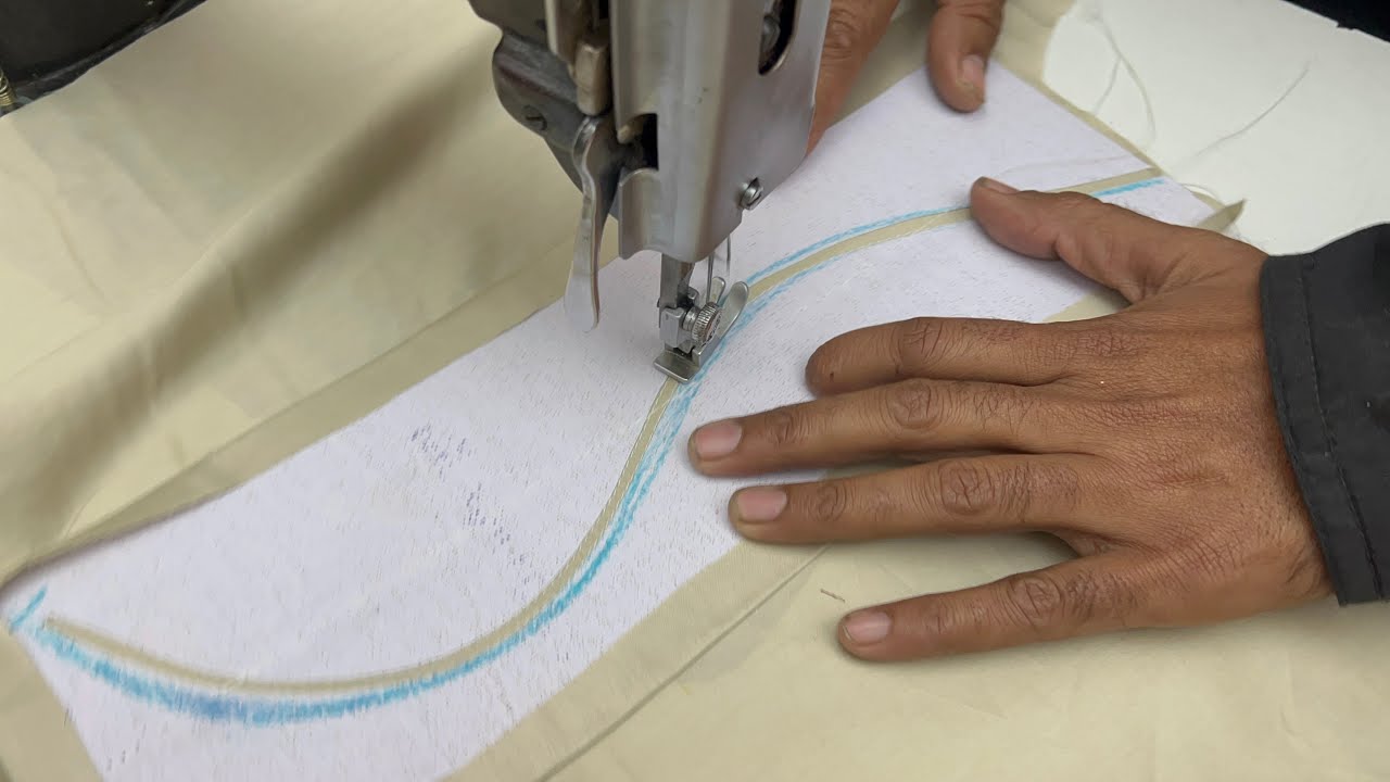 New Piping and Half Collar Kurti Neck Design Cutting and Stitching