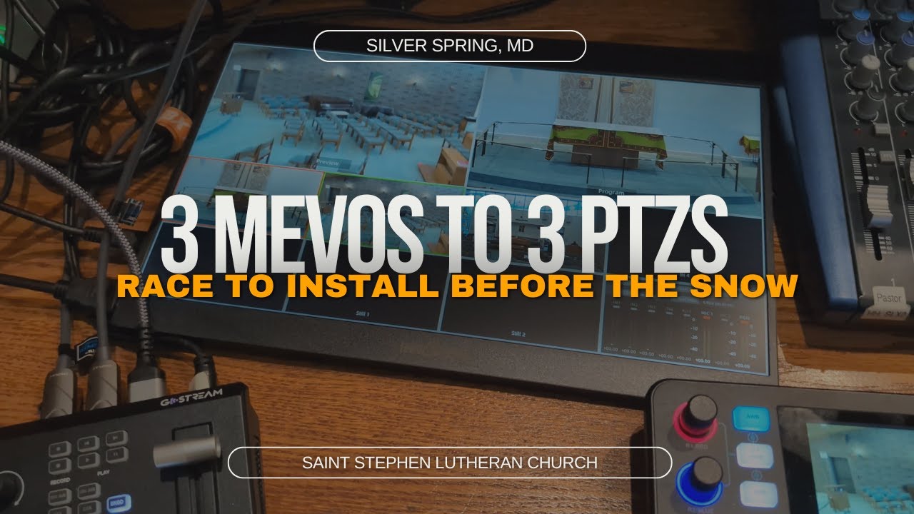 Church Livestream Upgrade with PTZ Cameras & Osee GoStream | Saint Stephen Lutheran Church