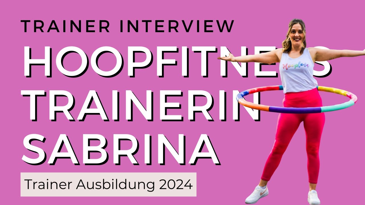 Hula Hoop Fitness Trainerin Sabrina