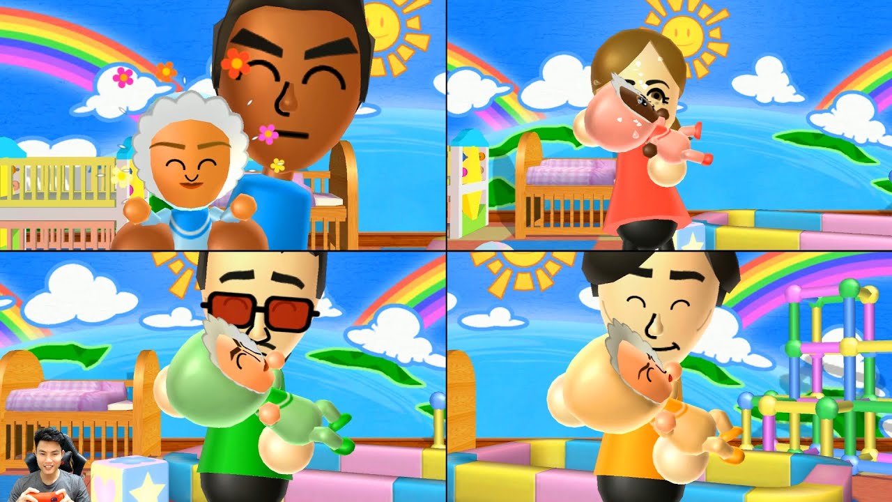 Wii Party - Battle Minigames Player Vs Lucía Vs Akira Vs Takumi(Master Difficulty)