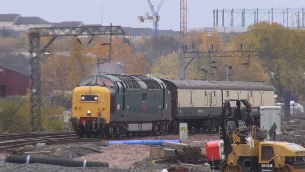 16/11/2013 55022 Royal Scots Grey working 5D15 at Springburn and Bellgrove