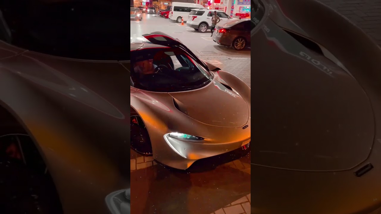 20 Million AED Macleran Speedtail in roads of uae 🇦🇪 #shorts #youtube