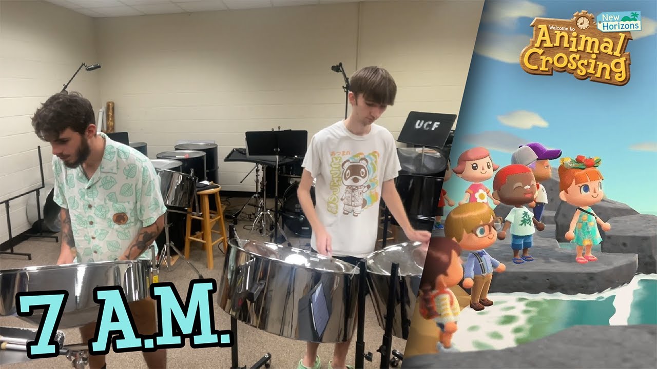 Animal Crossing: New Horizons - 7 AM Steel Drum Cover