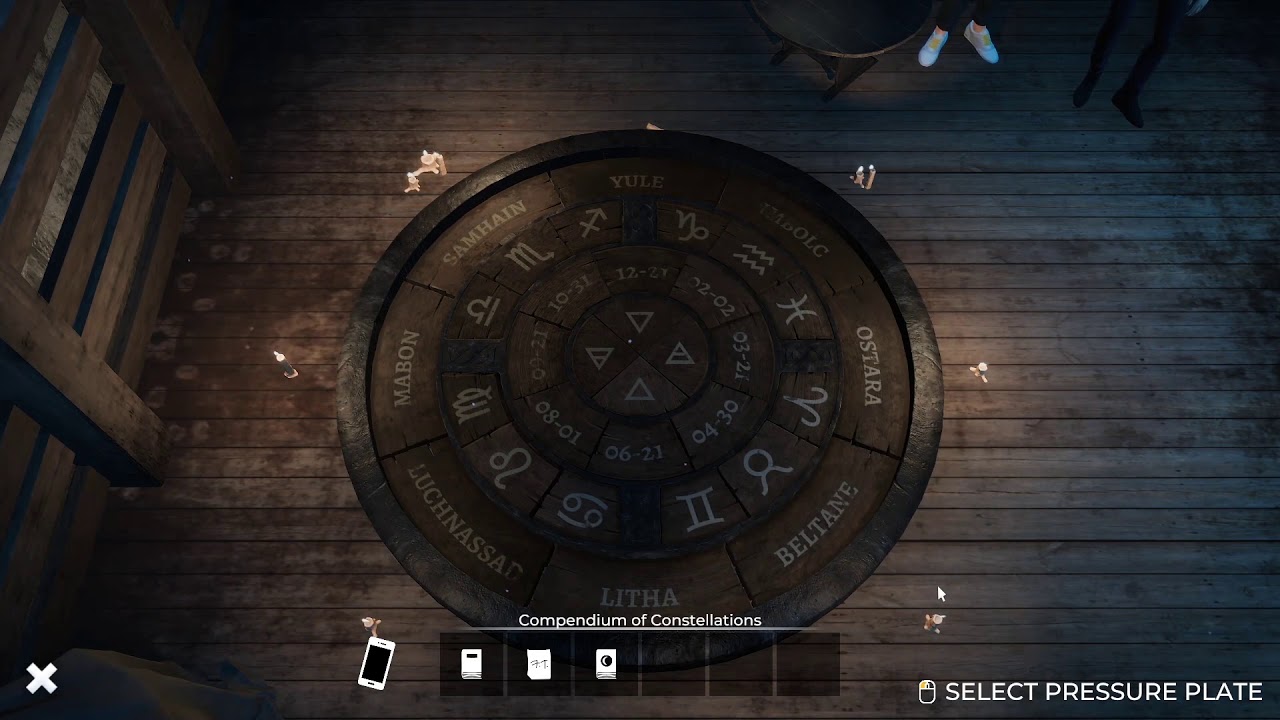 Nancy Drew: Midnight in Salem - Solve pressure plate puzzle