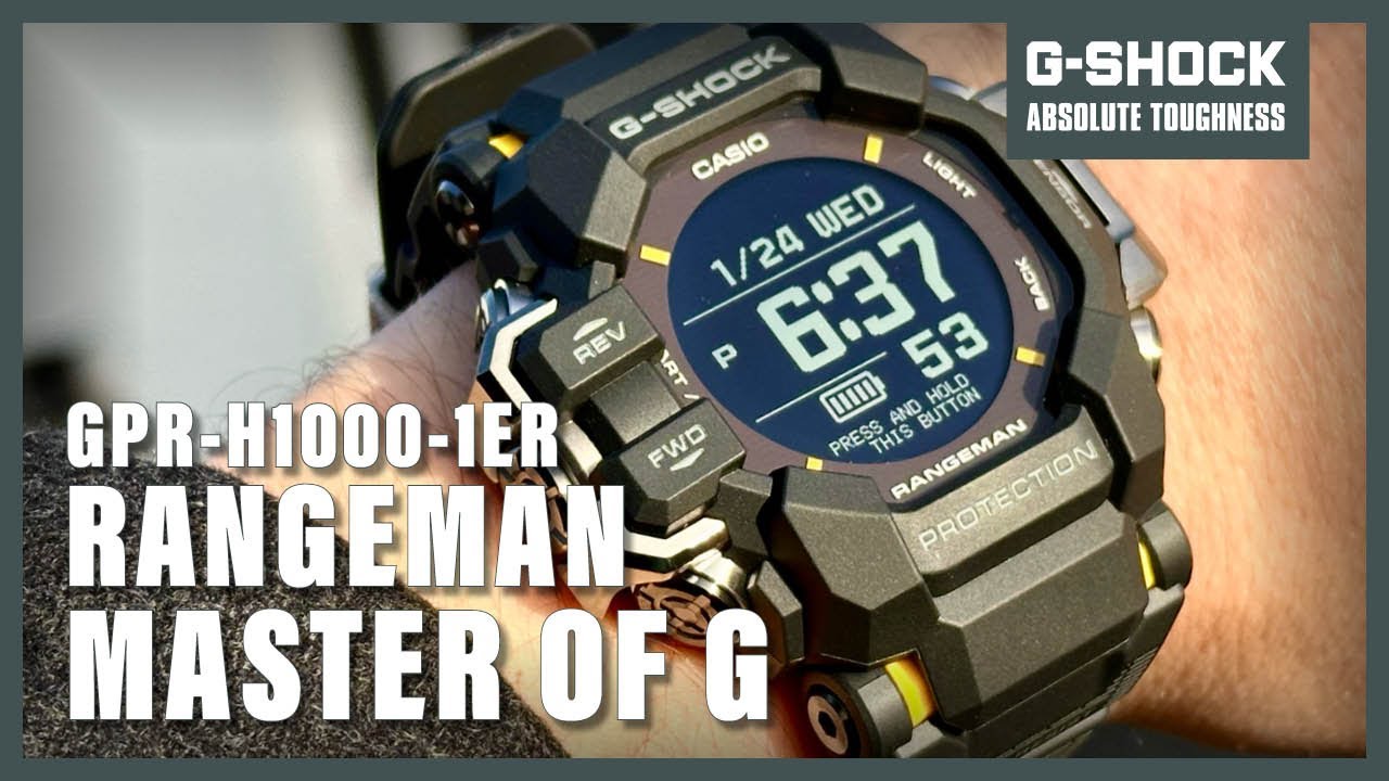 Unboxing The Casio G-Shock Rangeman GPR-H1000-1ER