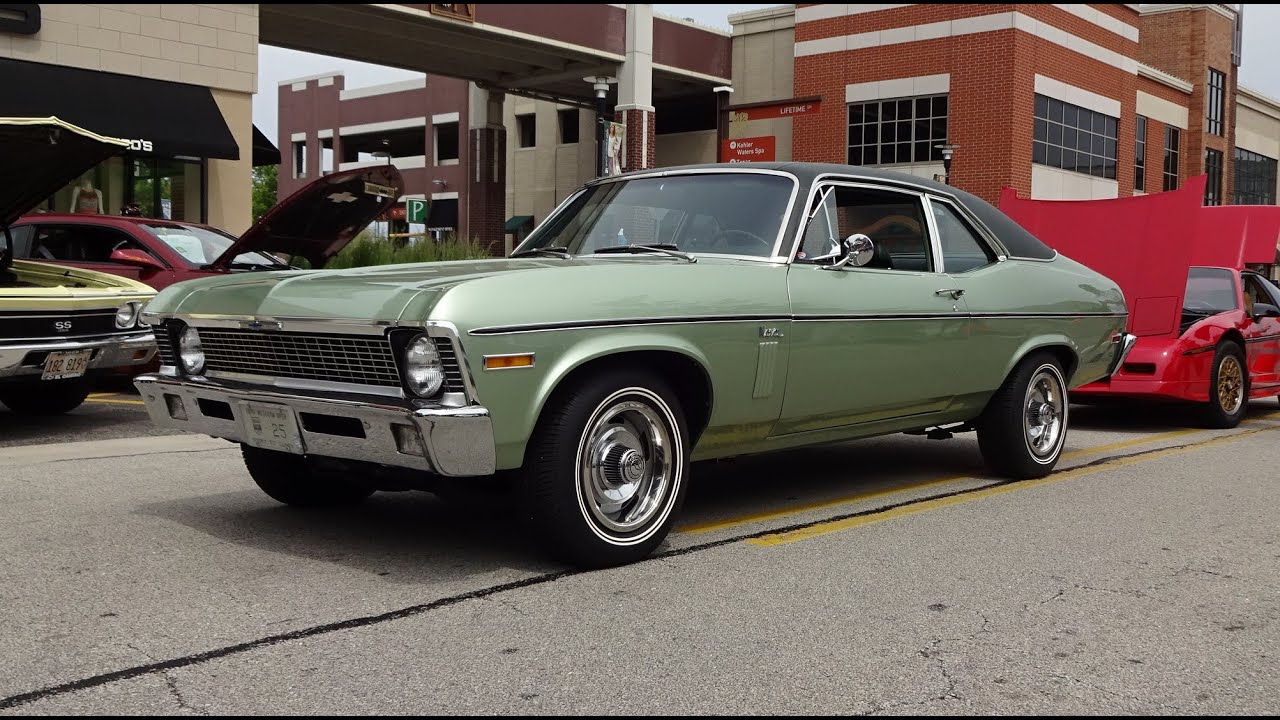 1970 Chevrolet Chevy Nova in Green Mist & 6 Cylinder Start Up on My Car Story with Lou Costabile
