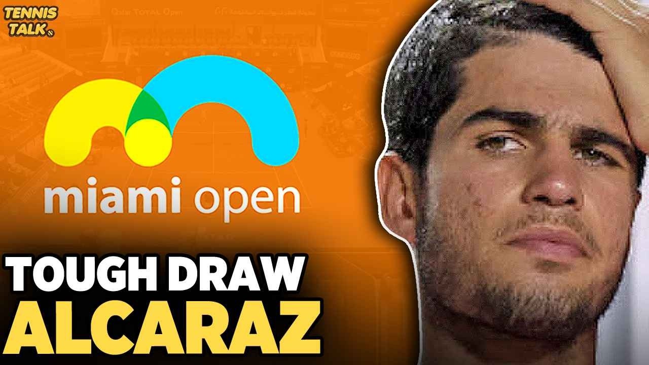 Алькарасу предстоит непростая жеребьевка на Открытом чемпионате Майами 2026 | Новости тенниса