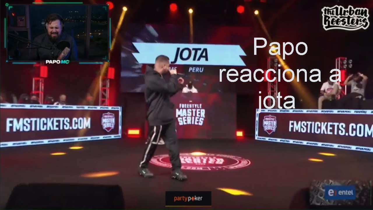 PAPO REACCIONA Al MINUTO DE PRESENTACI&Oacute;N DE JOTA EXPLOTA !! - FMS PER&Uacute; JORNADA 2