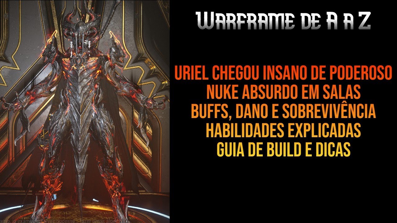 URIEL CHEGOU INSANO DE PODEROSO | HABILIDADES EXPLICADAS | WARFRAME DE A A Z