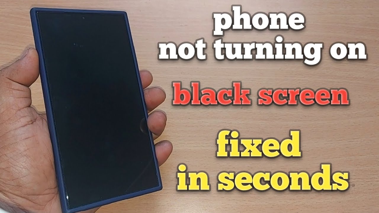 How To Fix Samsung Galaxy Won't Turn On or Charge or Black Screen