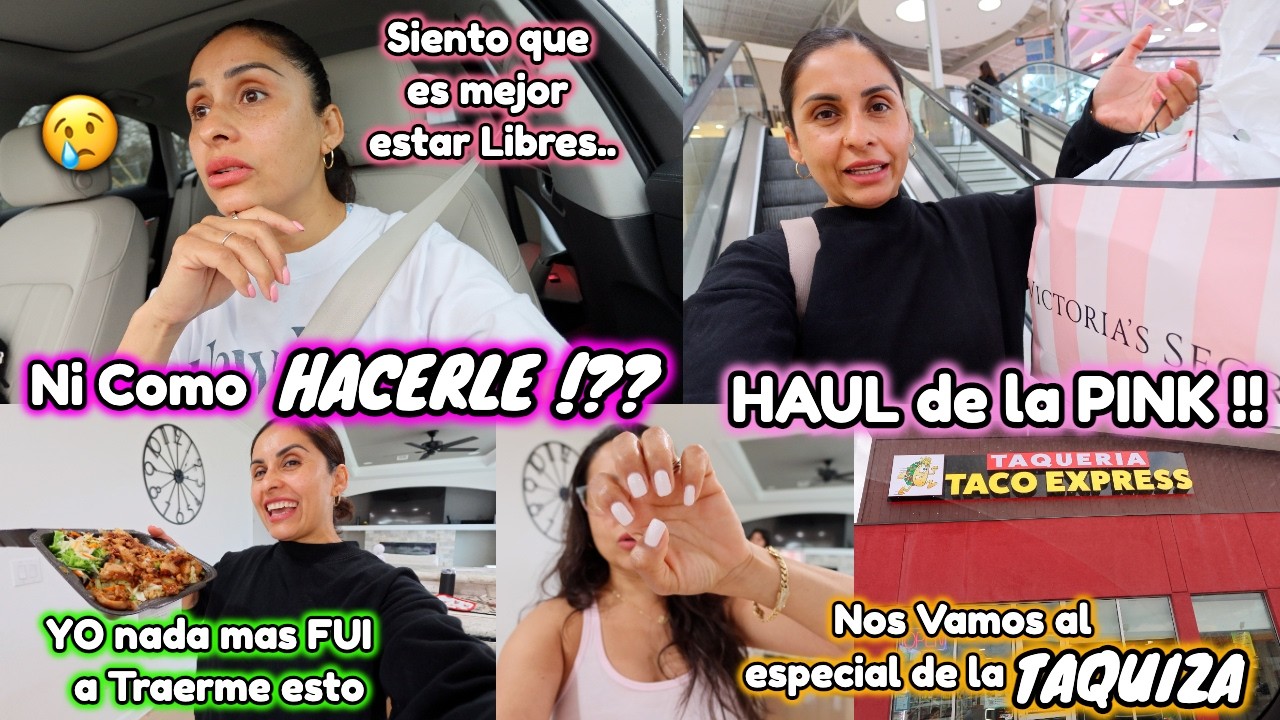 Ni Como Resolver esta SITUACION😢 es mejor LIBRES🙁 HAUL de La PINK y BUENO !!😍🛍️ Especial de TACOS🌮😋