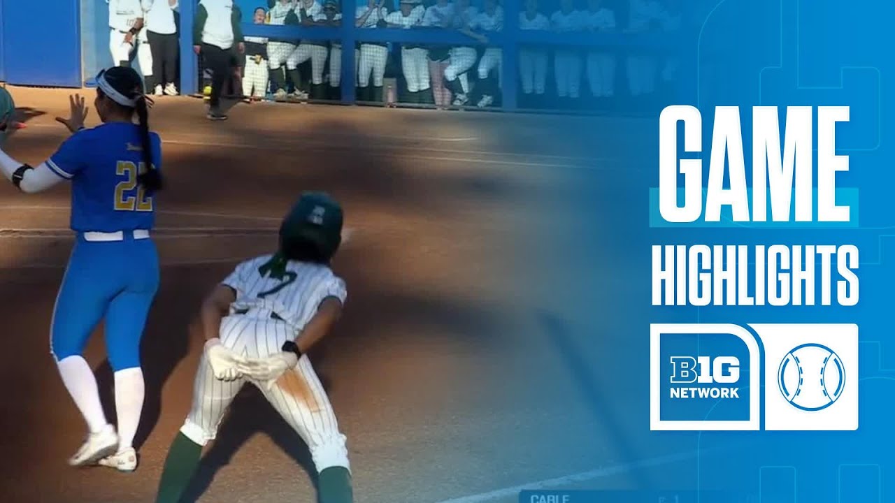 Michigan State at UCLA Bruins | HIGHLIGHTS | Big Ten Softball | 03/14/2026