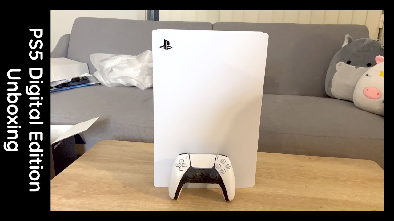 Unboxing the PS5 Digital Edition Console with Setup and Gameplay!