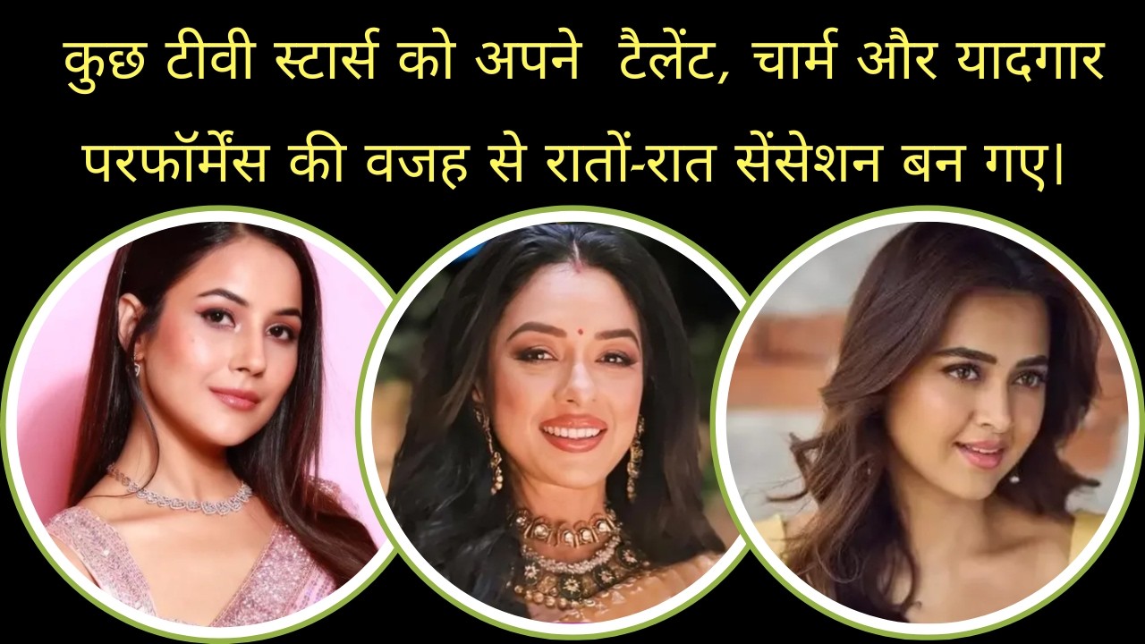 कुछ टीवी स्टार्स को अपने  टैलेंट, चार्म और यादगार परफॉर्मेंस की वजह से रातों-रात सेंसेशन बन गए।
