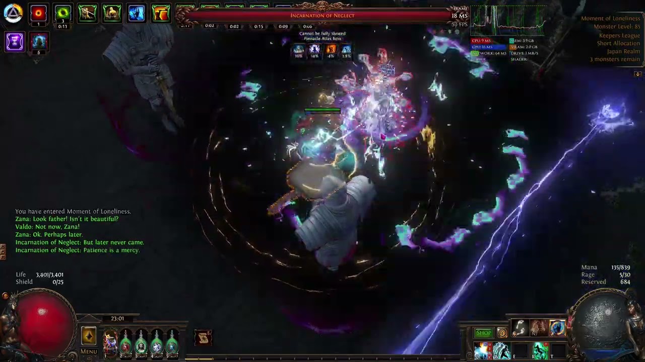 [PoE 3.27] Elemental Hit Slayer - Uber Incarnation of Neglect phase skipped