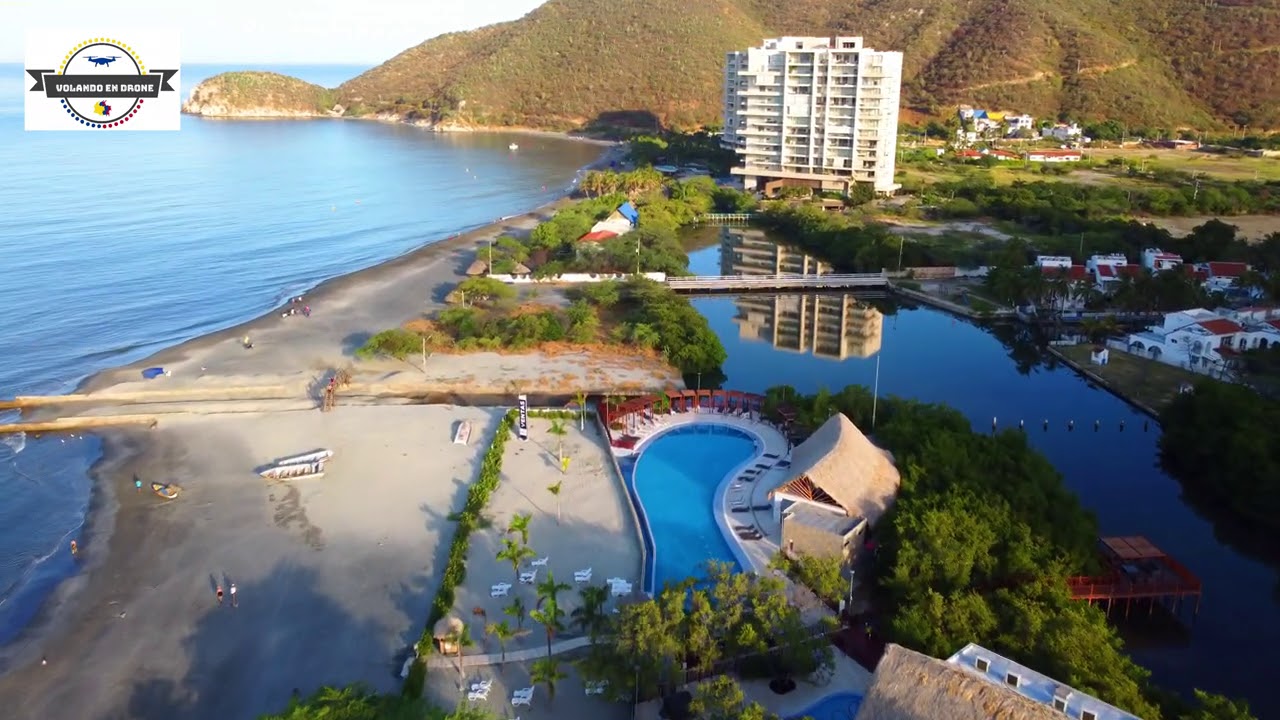 VOLANDO EN DRONE 4K -EL MINI 2 EN SANTA MARTA Nº 1 -  COLOMBIA