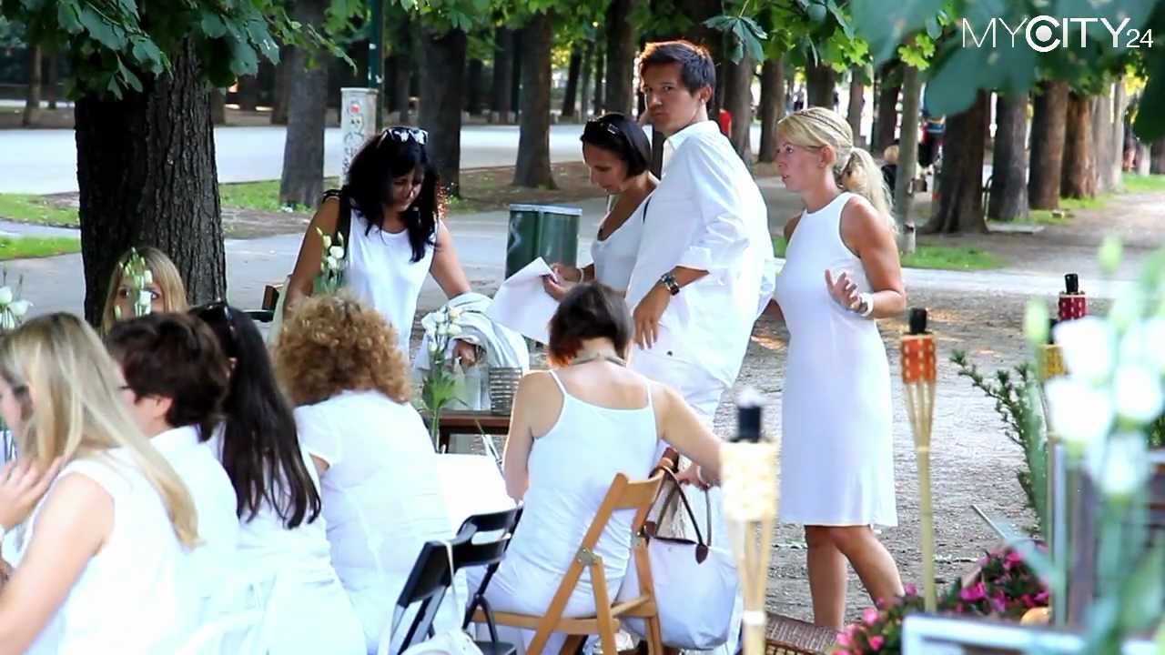 Erstes Dîner en Blanc in Wien 2012