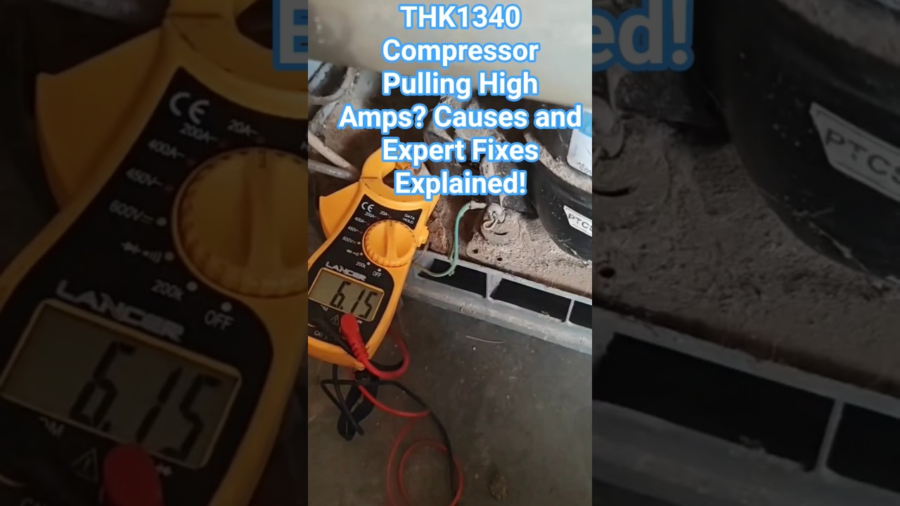 THK1340 Compressor Pulling High Amps? Causes and Expert Fixes Explained!🧊❄️