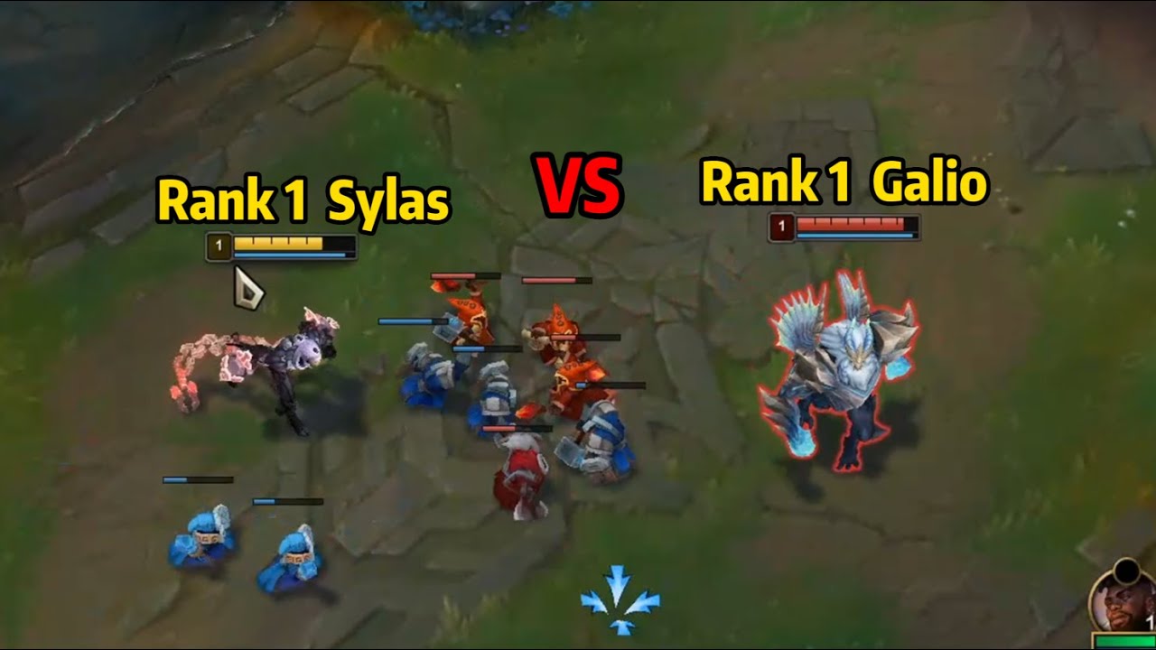 Rank 1 Sylas VS Rank 1 Galio in KR Master!