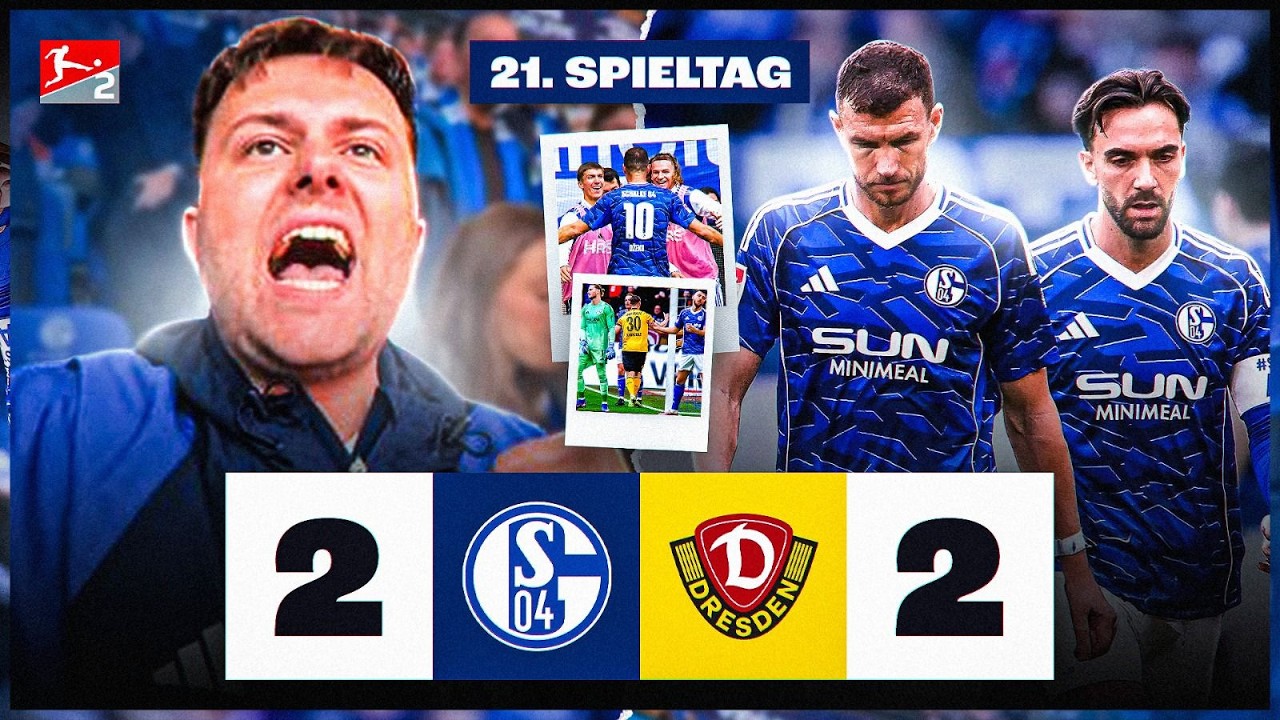 DZEKO DOPPELPACK 😍 Trotzdem BRUCH 🫠 Schalke 04 vs Dynamo Dresden STADION VLOG 🏟️