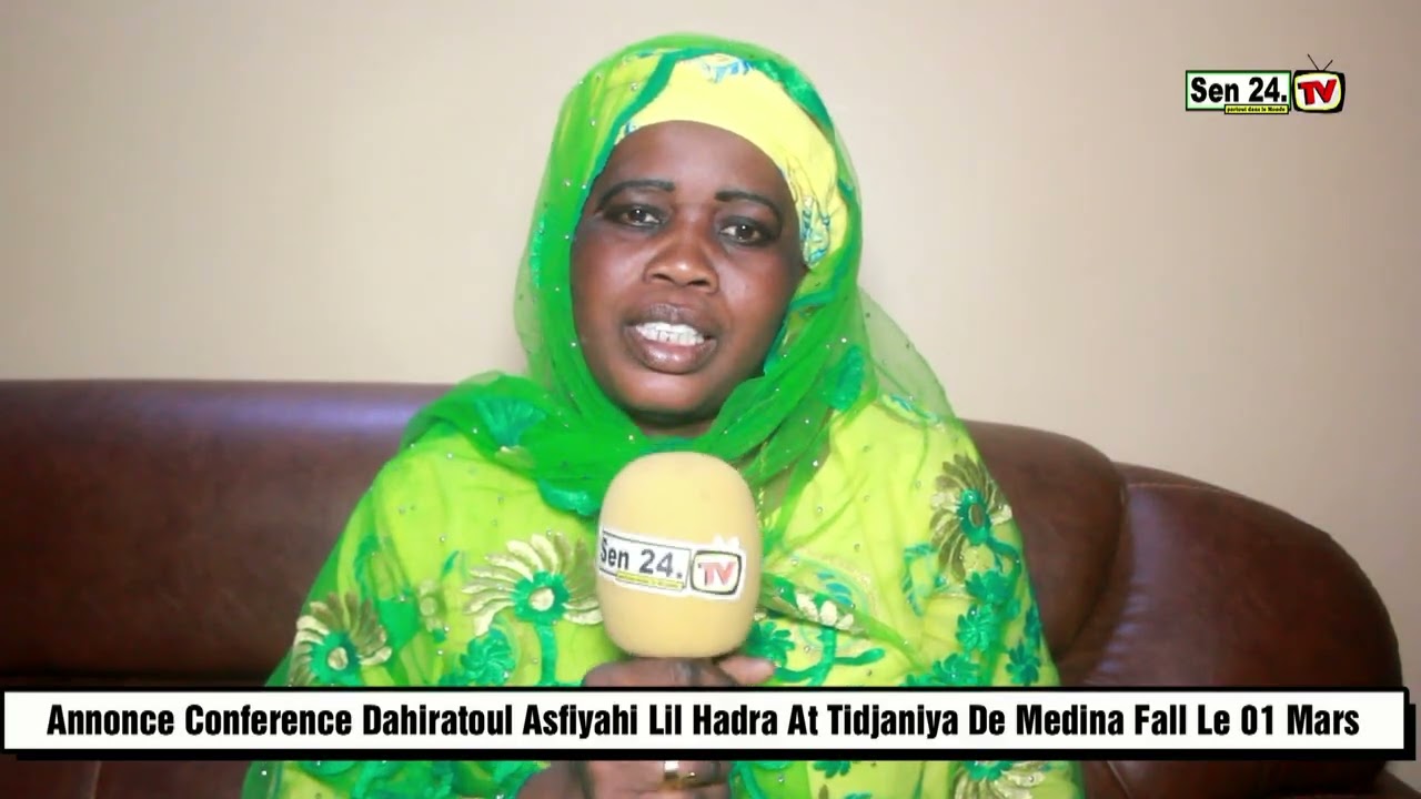 Annonce Conference Dahiratoul Asfiyahi Lil Hadra At Tidjaniya De Medina Fall Le 01 Mars 2026 A Medin