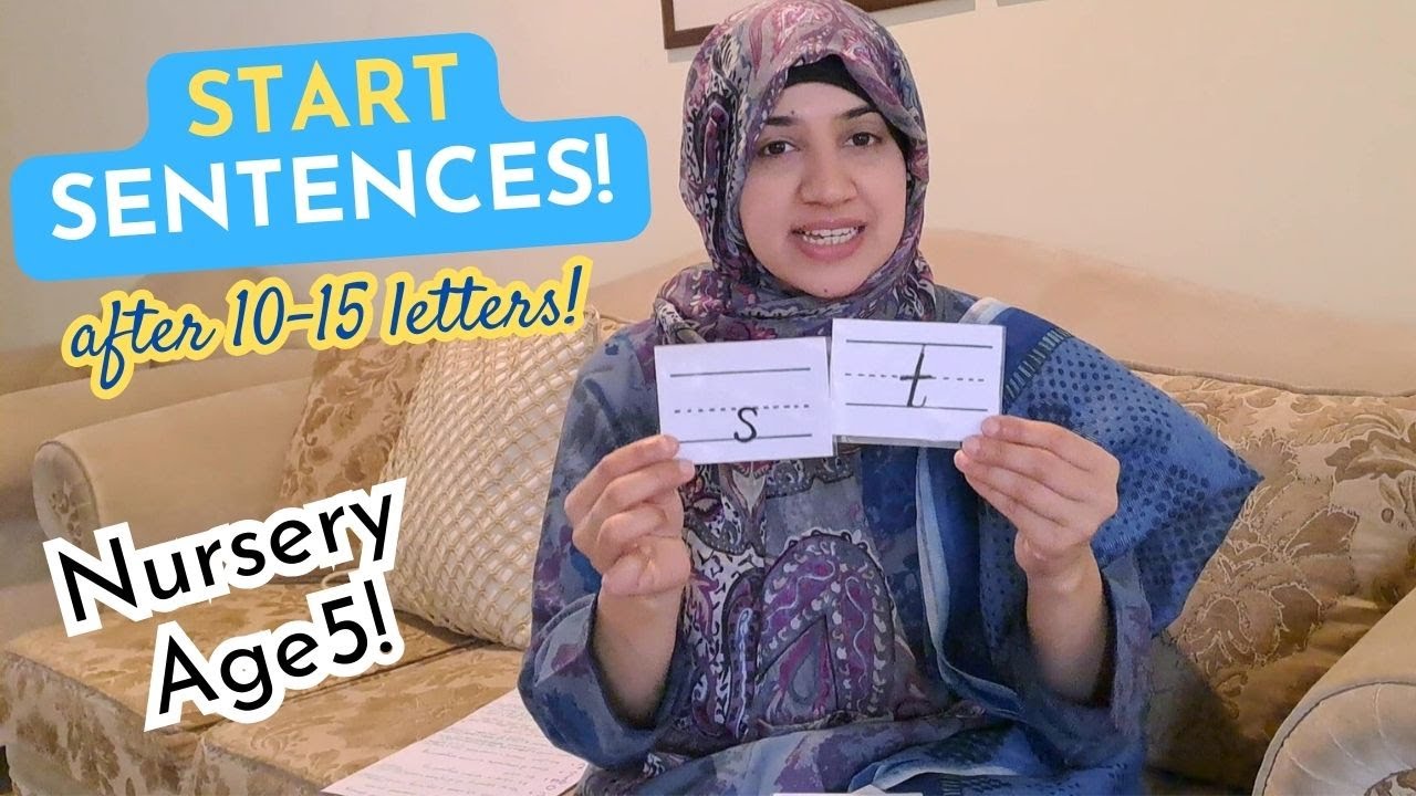 How to teach a 5 year old to read Sentences | Start at the age 4 | Easiest way to teach | SARA MEER