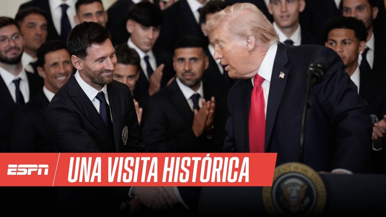 MESSI en la CASA BLANCA EN VIVO | Inter de Miami visita a TRUMP por la MLS Cup 2025 ⚽🏆