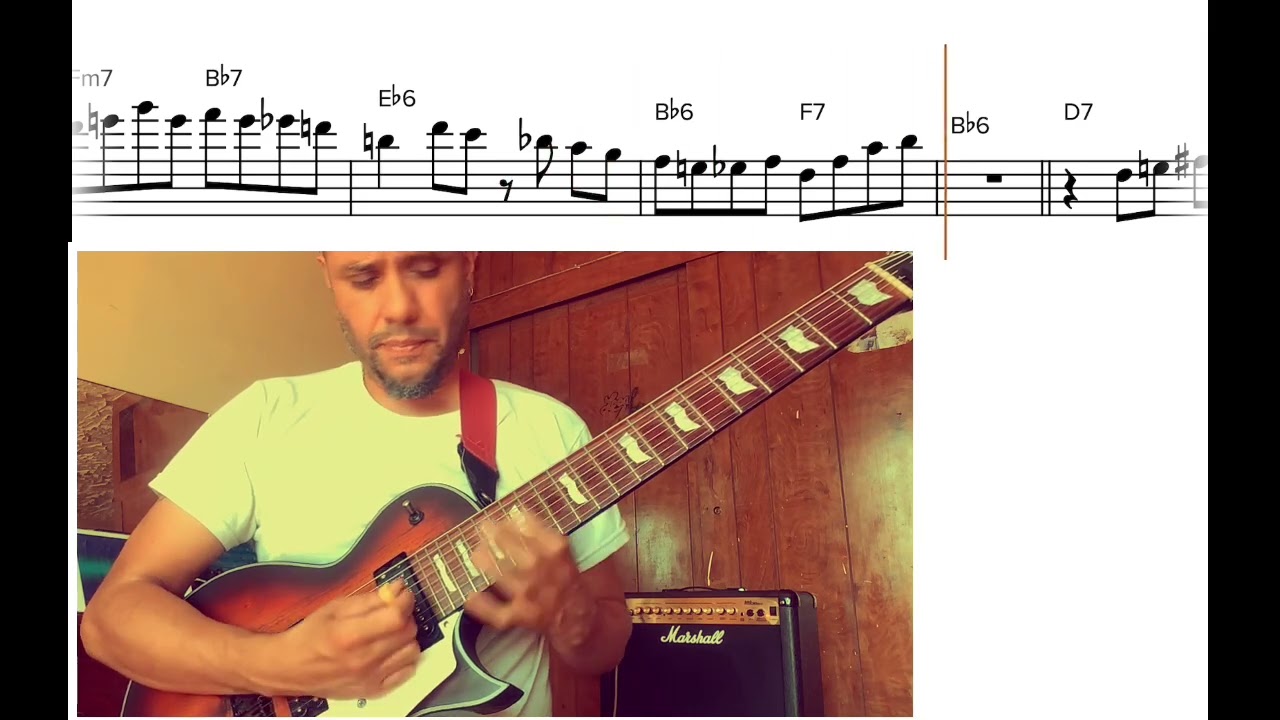 “Oleo”- Miles Davis & Sonny Rollings Solos (Transcribed on Guitar)