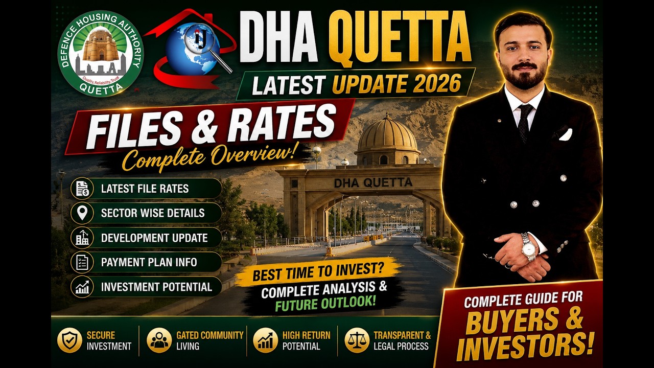 DHA Quetta Latest File Rates 2026 | Development Update | Investment Guide & Market Analysis