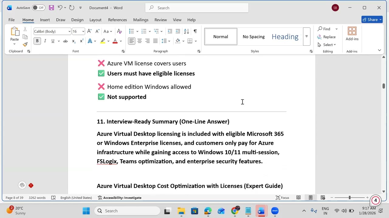 Azure AVD Licencing Types , Design avd for 2000 users #avd #azure #microsoft