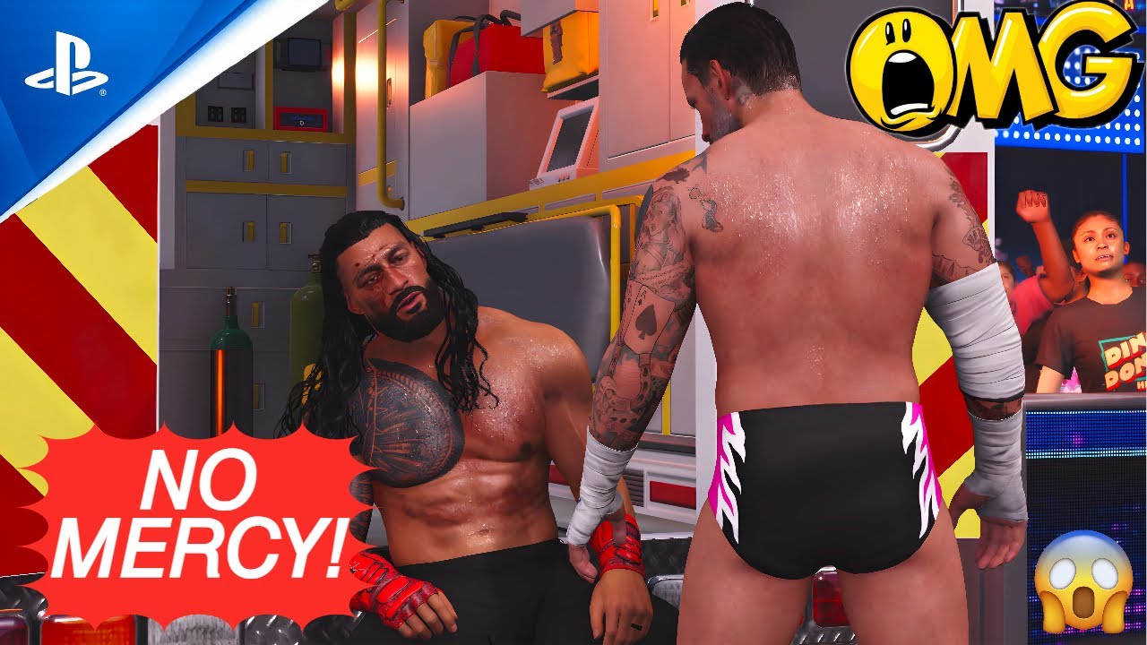 WWE 2K25  CM Punk Vs. Roman Reigns Ambulance Match PS5™ {4K60} FPS