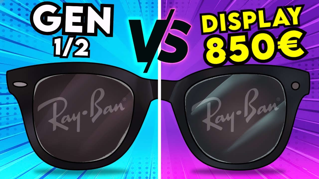 Ray-Ban Meta Gen 1 vs Gen 2 vs Display 👓 ¿CUÁL COMPRAR EN 2026?