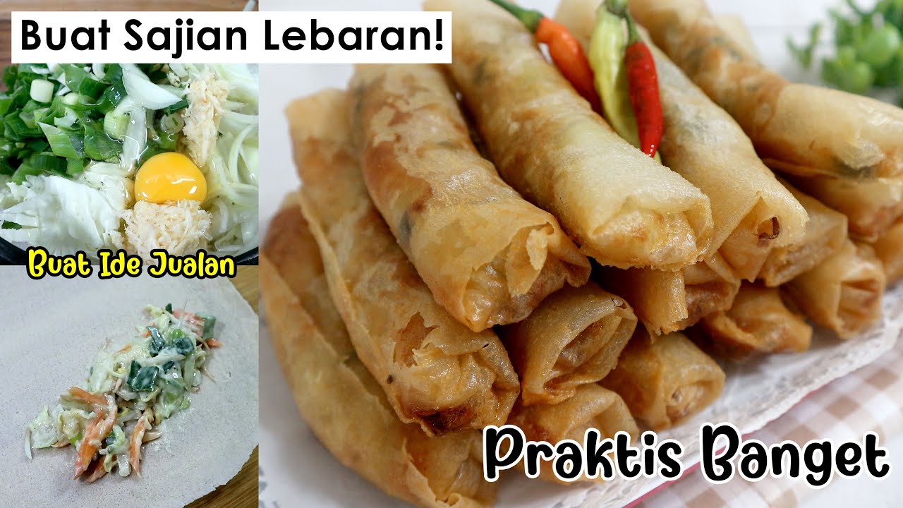 PANTESAN LARIS TERNYATA ISIANNYA SEENAK INI !!! Lumpia Bakwan Crispy