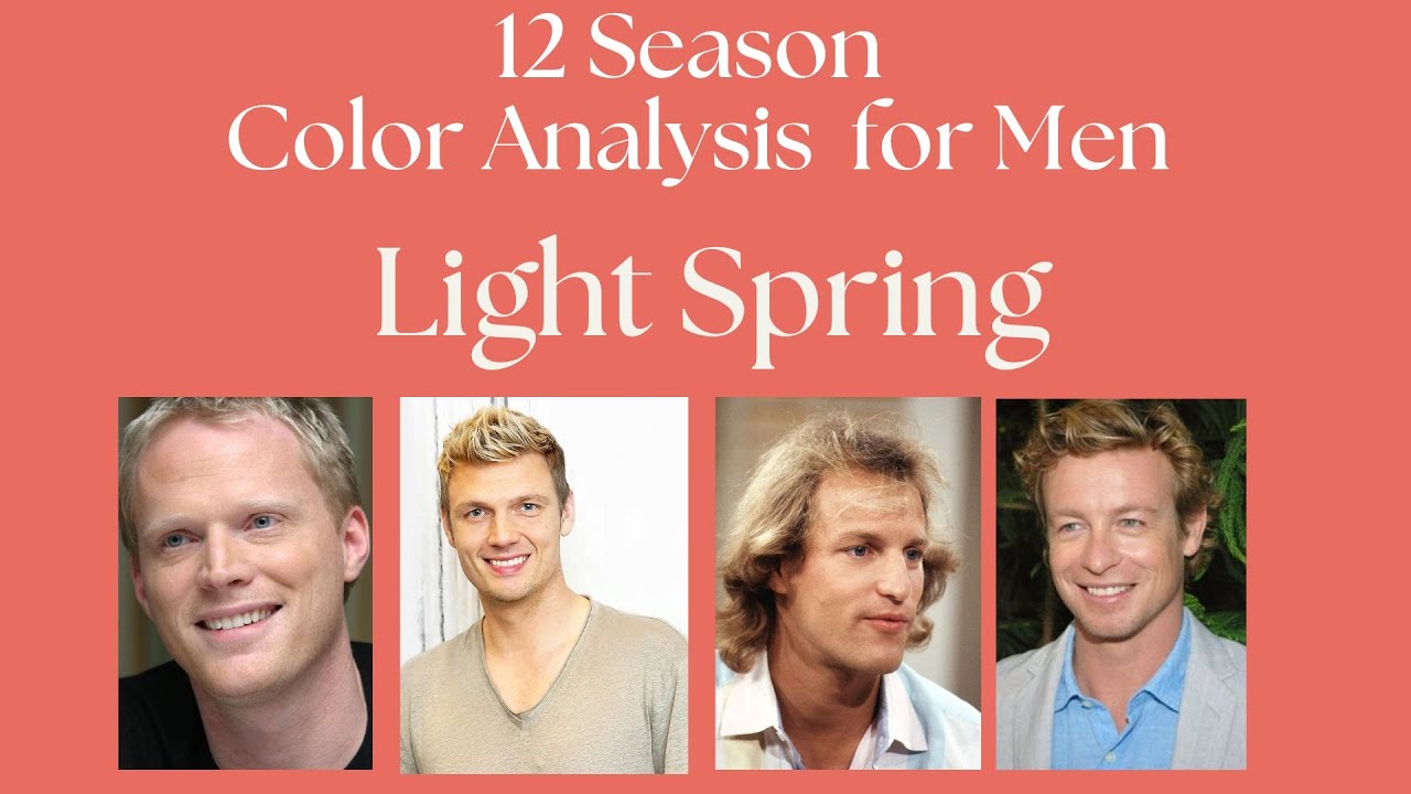 Seasonal Color Analysis for Men: Light Spring