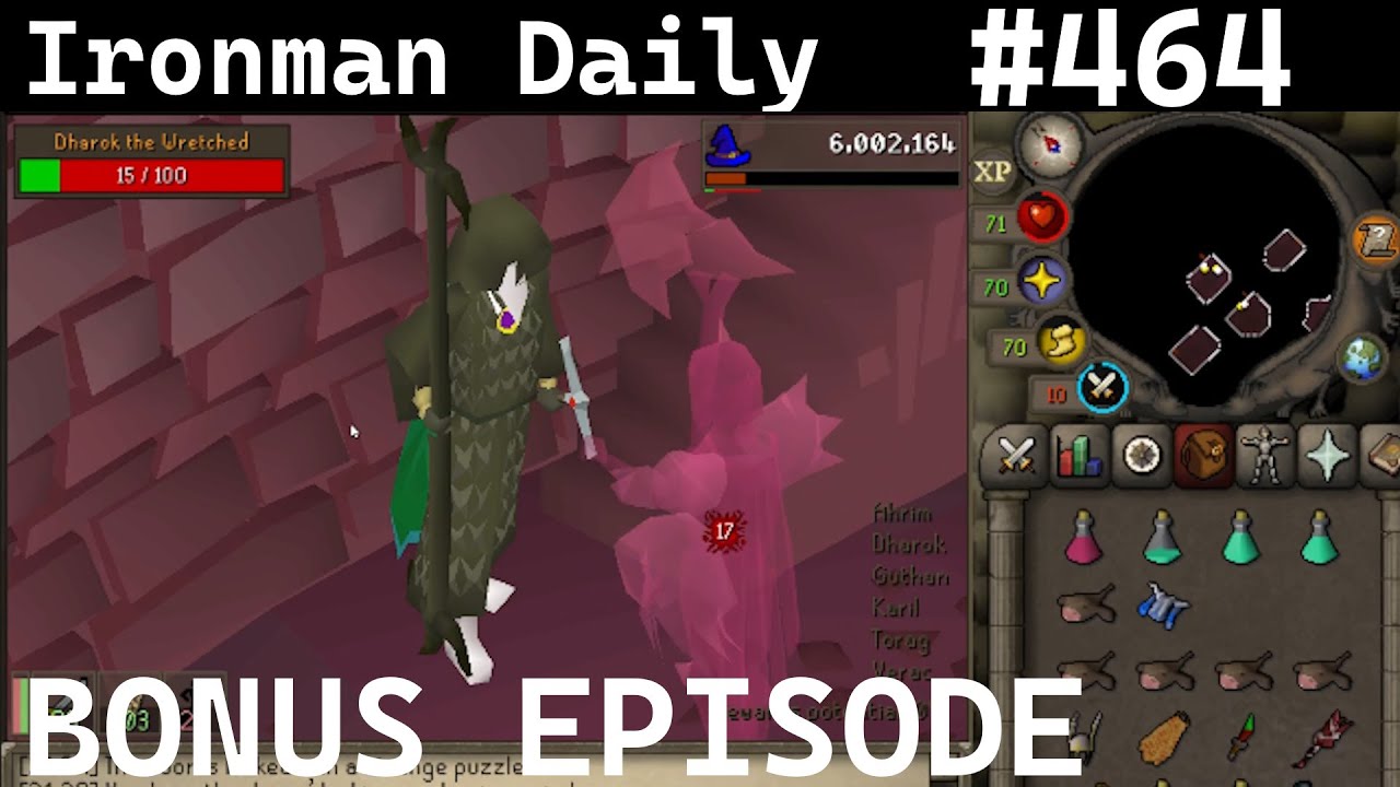 Ironman Daily #464 - 5 Barrows Chests In 25 Minutes At 86%