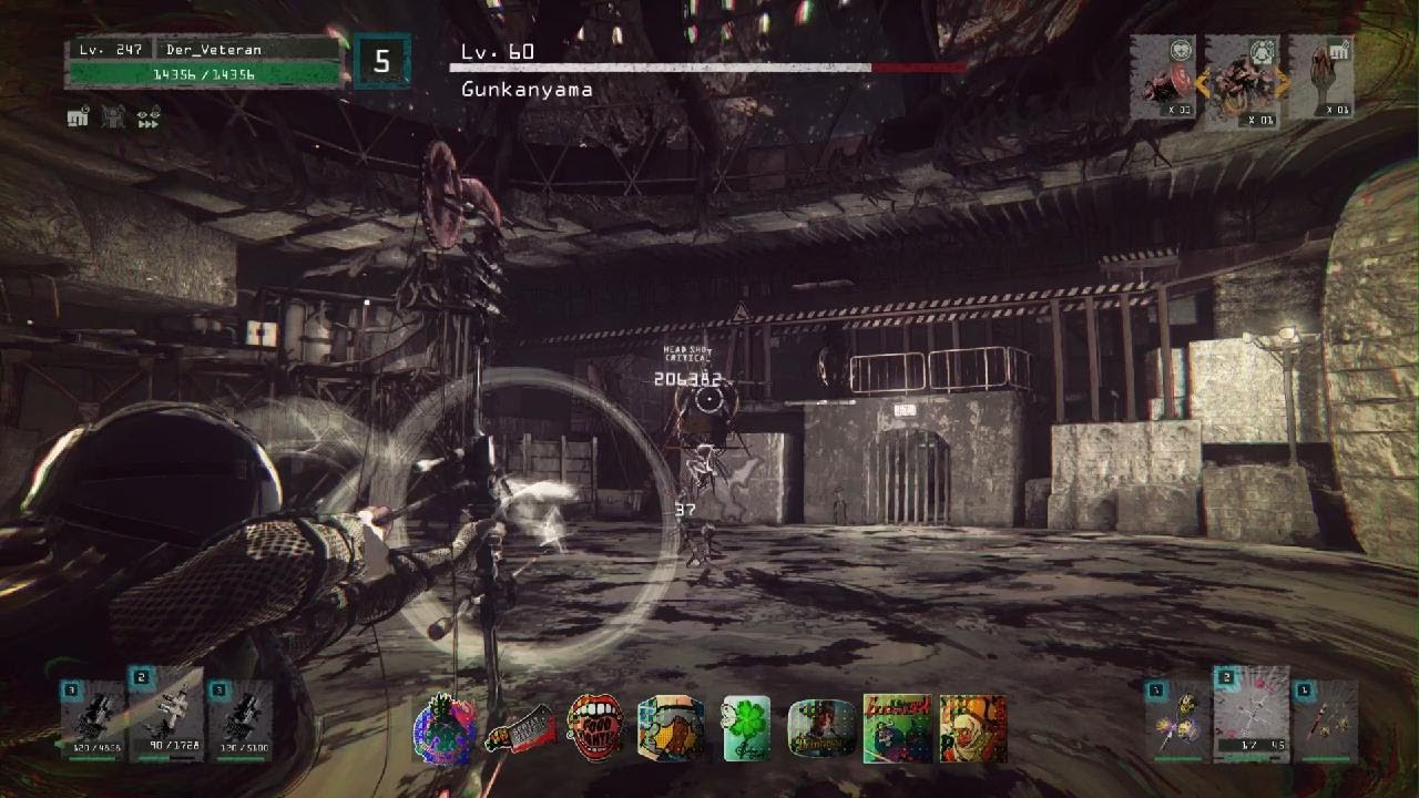 LET IT DIE: Tengoku 280f - Attacker & bow vs Taro Lv. 60