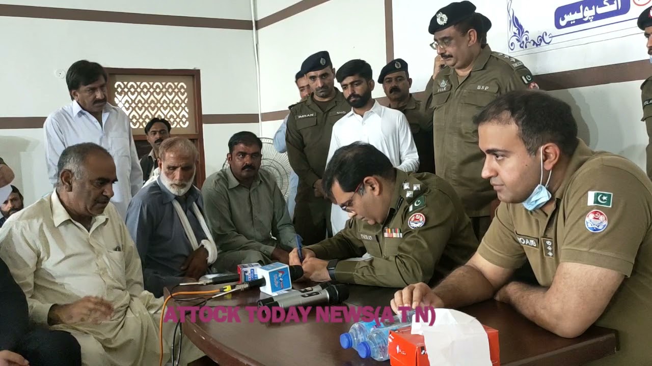 RPO Rawalpindi Imran Ahmar open court in Hassanabdal, DPO Rana Shoaib was present on the occasion.