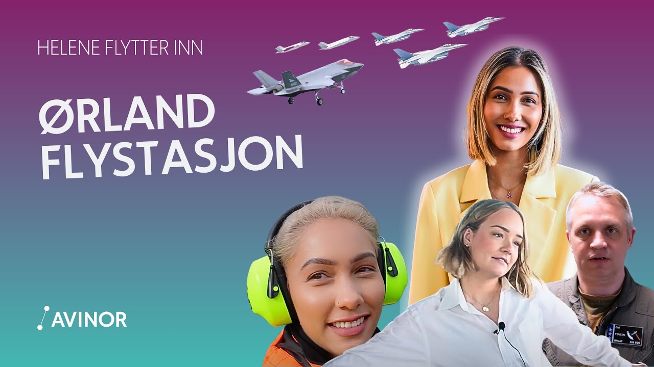 Helene flytter inn: Ørland flystasjon